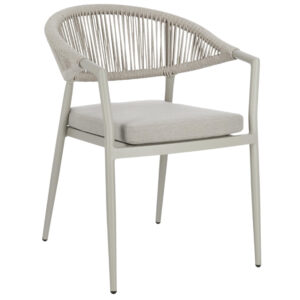 Světle šedá zahradní židle Bizzotto Millor