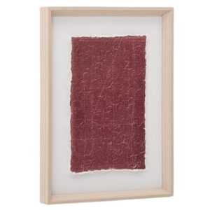 Červený abstraktní obraz Kave Home Durkan 40 x 30 cm