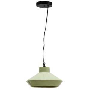 Zelené keramické závěsné světlo Kave Home Portol 31 cm