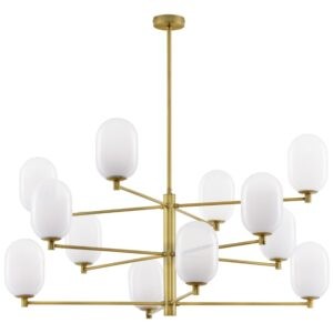 Nova Luce Skleněné závěsné světlo Balor 100 cm