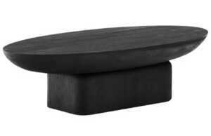 Kave Home Dřevěný konferenční stolek Ovak 140 x 70 cm