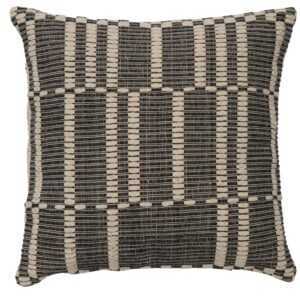 Kave Home Černý bavlněný povlak na polštář Kavri 50 x 50 cm