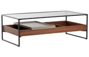 Jotex Skleněný konferenční stolek SVEG 120 x 60 cm