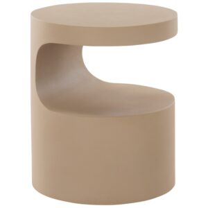 Jotex Béžový kovový odkládací stolek PICTON 40 cm