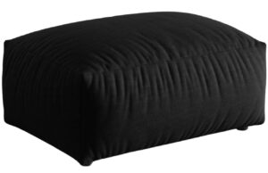 Micadoni Černá podnožka Martina 95 x 65 cm