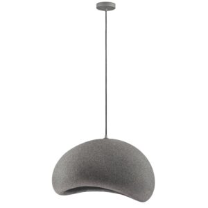 Nova Luce Šedé závěsné světlo Aere 48 x 60 cm