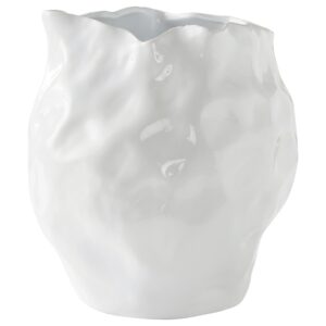 Jotex Bílá keramická váza BUBBA 31 cm