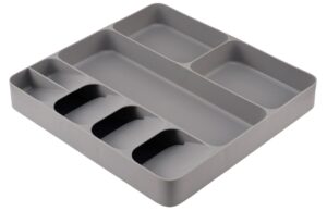 Joseph Joseph Šedý plastový organizér na příbory DrawerStore 38 x 40 cm