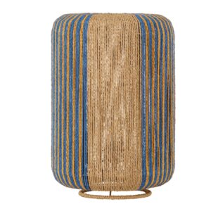 Nova Luce Modrá stolní lampa Abby 50 cm