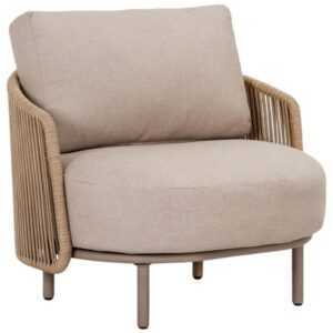 Micadoni Světle hnědé zahradní křeslo Salada