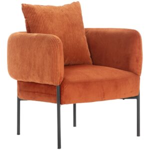 Marckeric Oranžové čalouněné křeslo Aruni