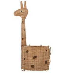 Ratanový nástěnný úložný koš Bloomingville Philine 90 cm