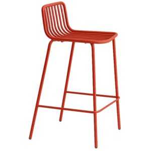 Pedrali Červená kovová barová židle Nolita 3657 65 cm