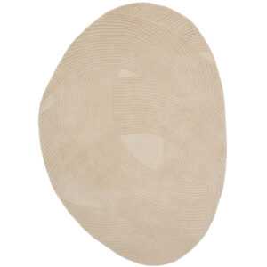 Kave Home Béžový vlněný koberec Domm 160 x 230 cm