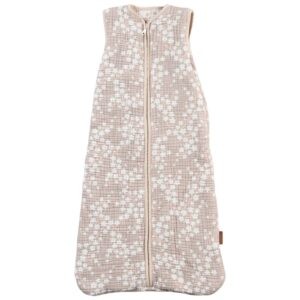 Růžový mušelínový dětský spací pytel Quax Natural 90 cm