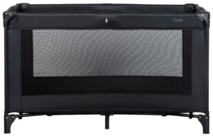 Černá cestovní postýlka Quax Cot 120 x 60 cm