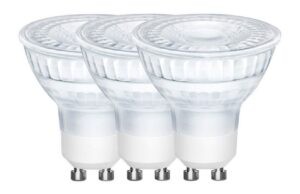 Nordlux Set tří transparentních LED žárovek GU10 4