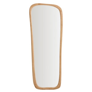 Kave Home Dřevěné závěsné zrcadlo Alura 158 x 61 cm