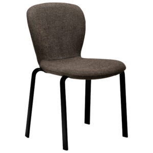 Dan-Form Hnědá bouclé jídelní židle DAN-FORM Heap