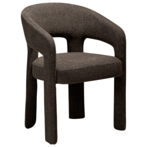 Dan-Form Hnědá bouclé jídelní židle DAN-FORM Splendor