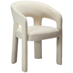 Dan-Form Krémově bílá bouclé jídelní židle DAN-FORM Splendor