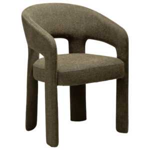 Dan-Form Zelená bouclé jídelní židle DAN-FORM Splendor