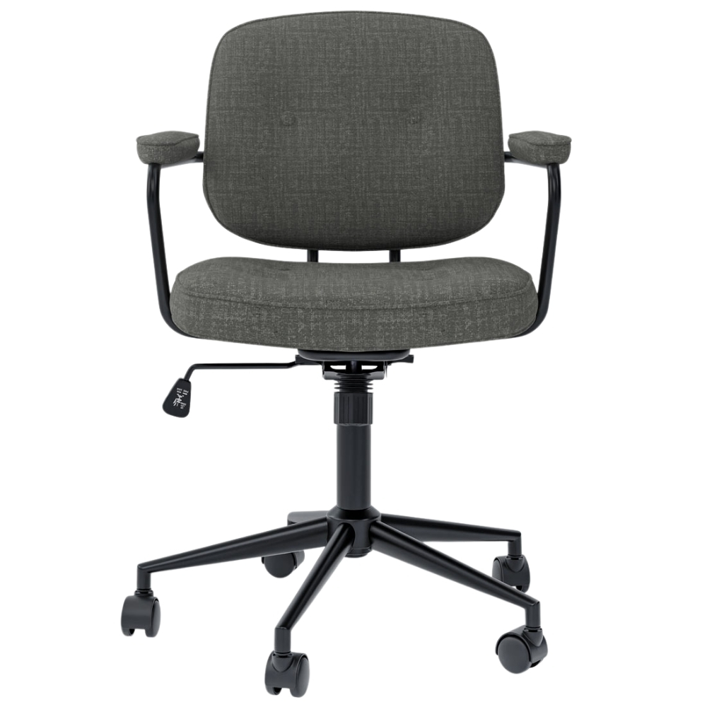 Somcasa Tmavě šedá konferenční židle Columbia