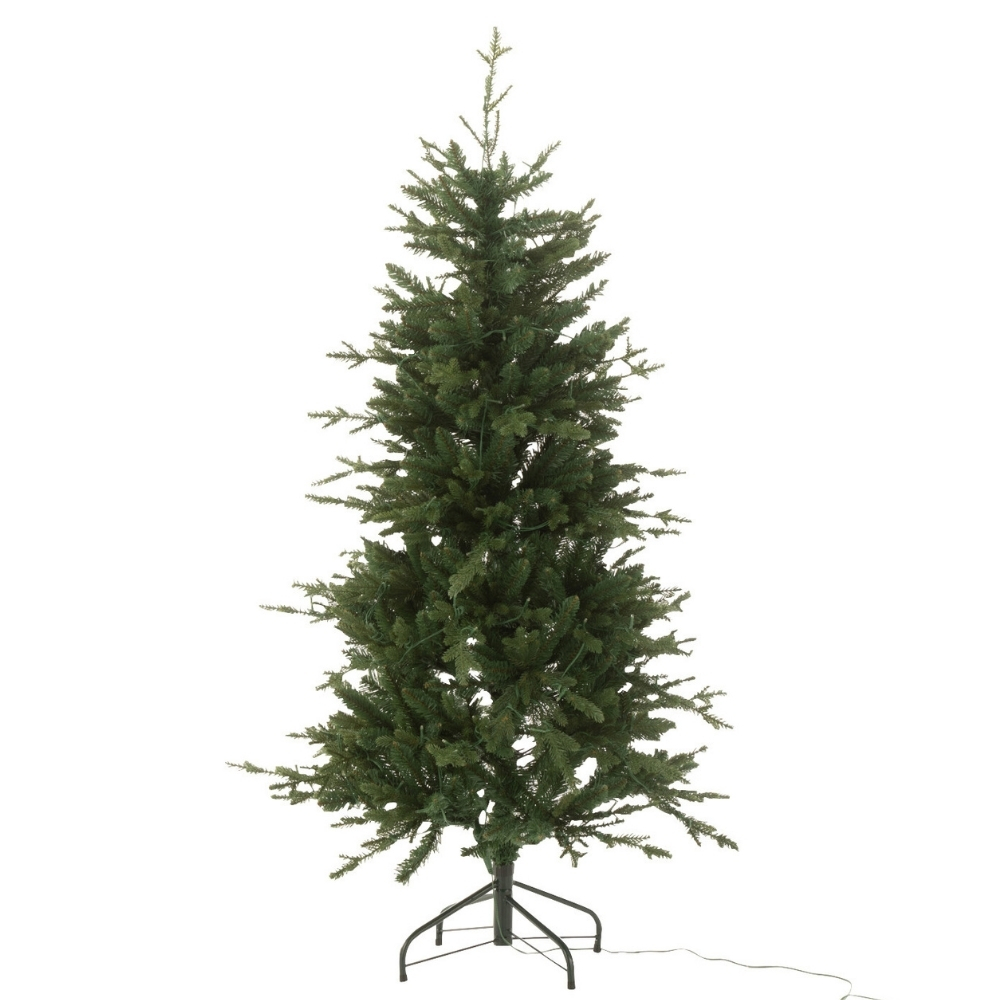 J-line Umělý vánoční strom Suzan 150 cm s LED osvětlením