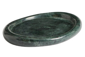 Kave Home Zelený mramorový tác Lenorel 30 x 23 cm