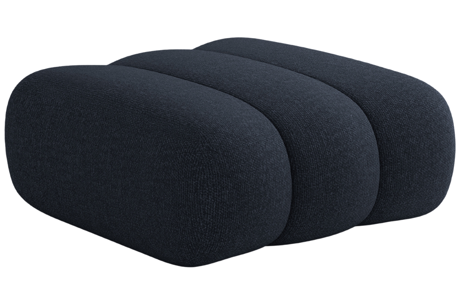 Cosmopolitan Design Tmavě modrá podnožka Koge 95 x 95 cm