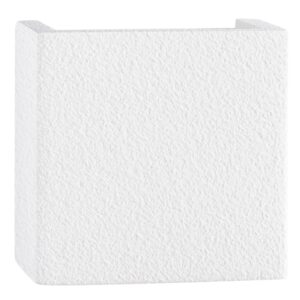 Nova Luce Bílé sádrové nástěnné světlo Sensia 12