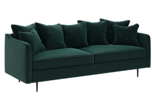 Ghado Sametová pohovka Esme 214 cm