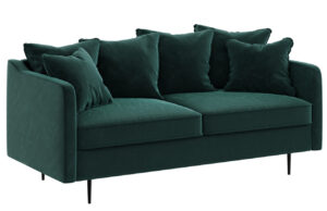 Ghado Sametová pohovka Esme 176 cm