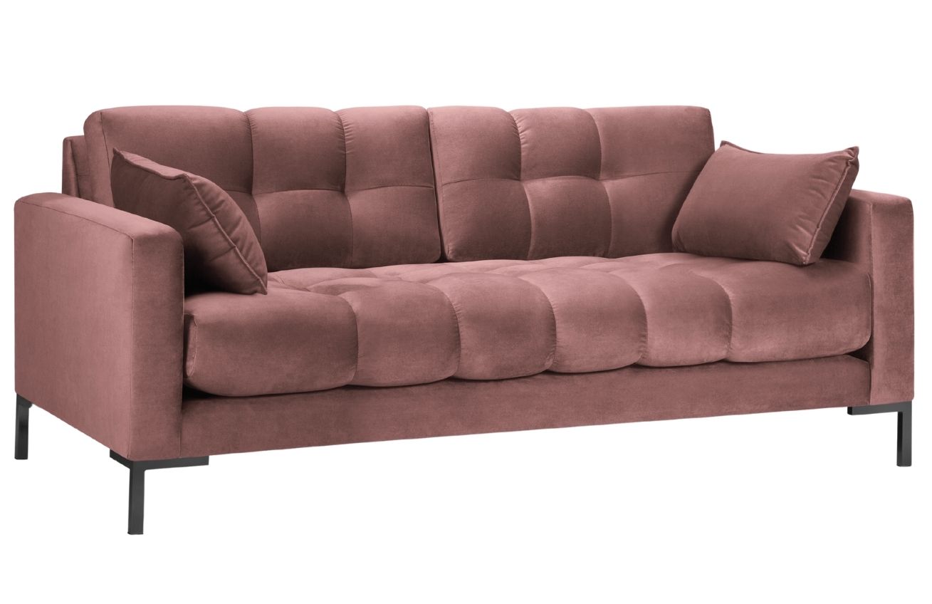 Micadoni Sametová pohovka Mamaia 177 cm