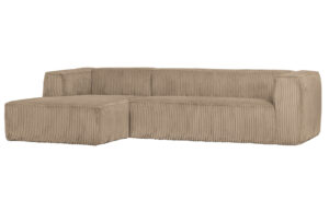 WOOOD Manšestrová rohová pohovka Bearny 305 cm