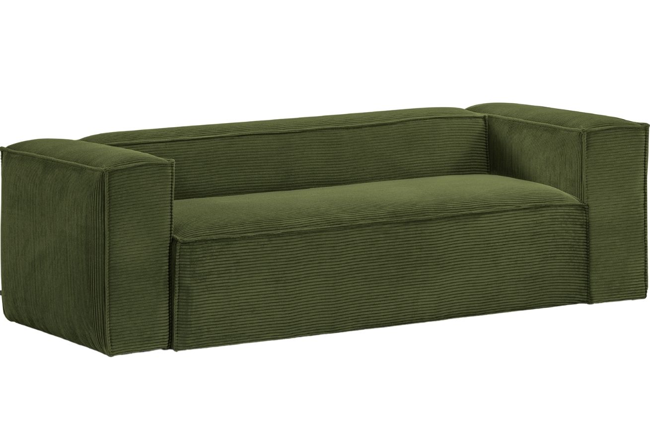 Kave Home Manšestrová pohovka Blok 240 cm