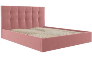 Micadoni Sametová postel Phaedra 160 x 200 cm