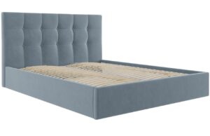 Micadoni Sametová postel Phaedra 160 x 200 cm