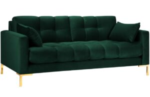 Micadoni Sametová pohovka Mamaia 177 cm