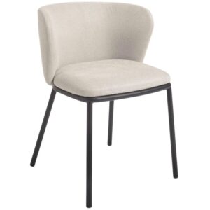 Kave Home Béžová jídelní židle Ciselia