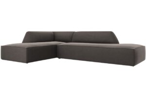 Micadoni Sametová rohová pohovka Ruby 273 cm