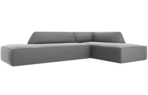 Micadoni Sametová rohová pohovka Ruby 273 cm