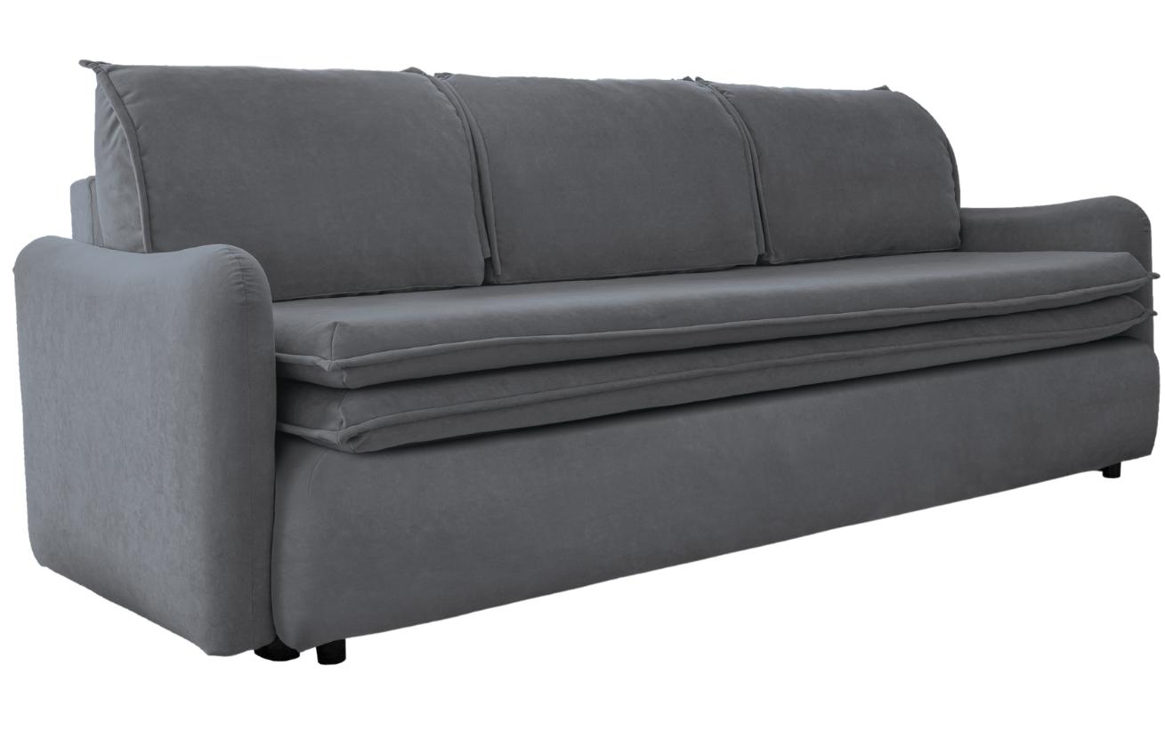 Miuform Sametová rozkládací pohovka Tender Eddie 214 cm