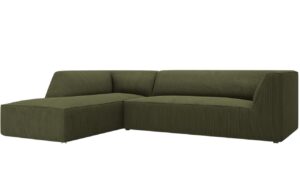 Micadoni Manšestrová rohová pohovka Ruby 273 cm