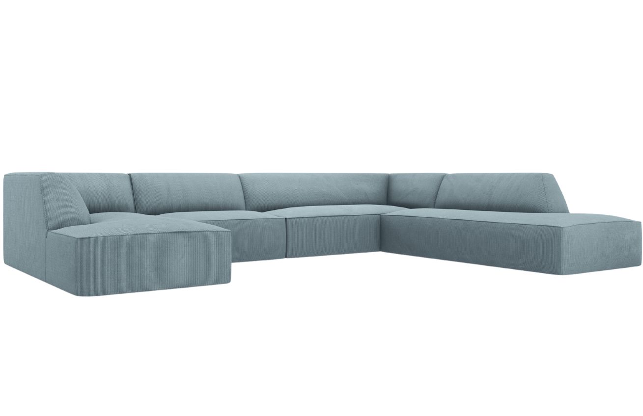 Micadoni Manšestrová rohová pohovka Ruby 366 cm