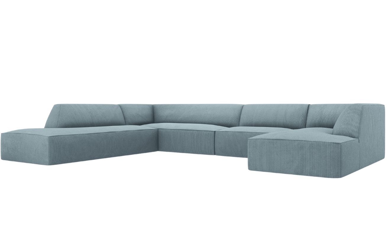 Micadoni Manšestrová rohová pohovka Ruby 366 cm