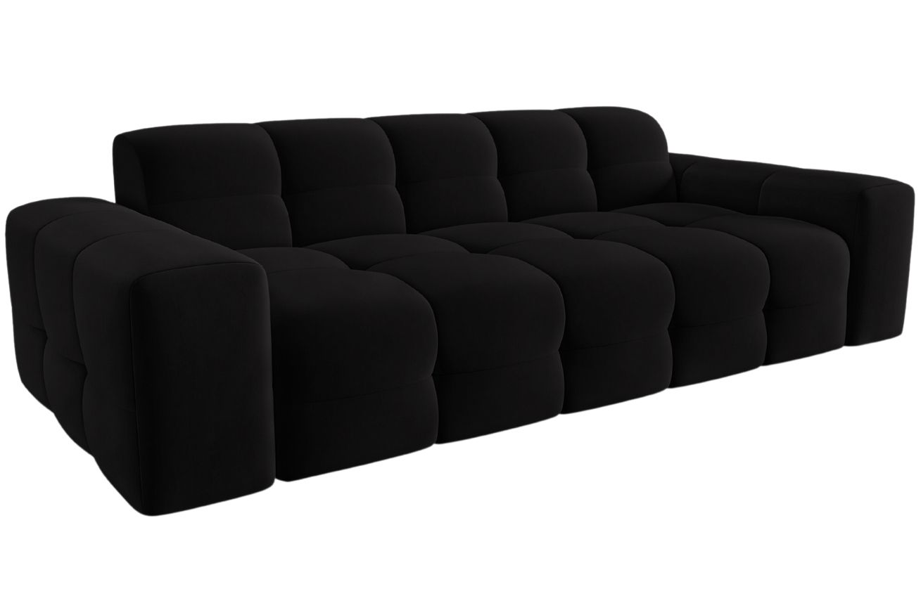 Micadoni Sametová pohovka Kendal 222 cm