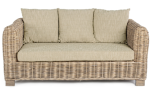 Bizzotto Ratanová zahradní pohovka s polštáři Fortaleza 162 cm