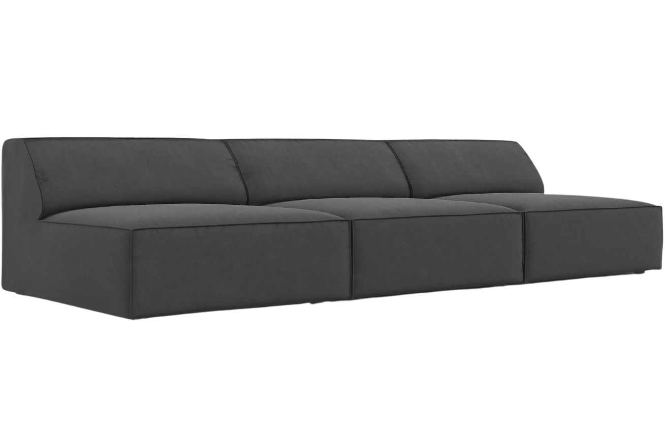 Micadoni Sametová pohovka Jodie 240 cm