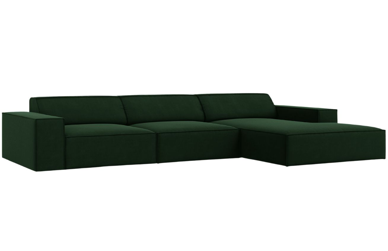 Micadoni Sametová rohová pohovka Jodie 284 cm